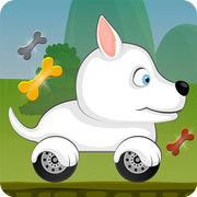 Kids Car racing games - Dogs icon