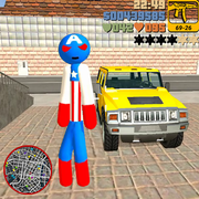 Captain Stickman America Rope icon