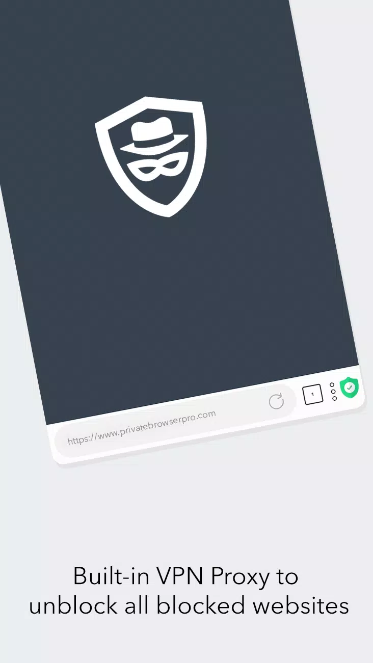 Private Browser - Fast VPN Incognito Browser screenshot